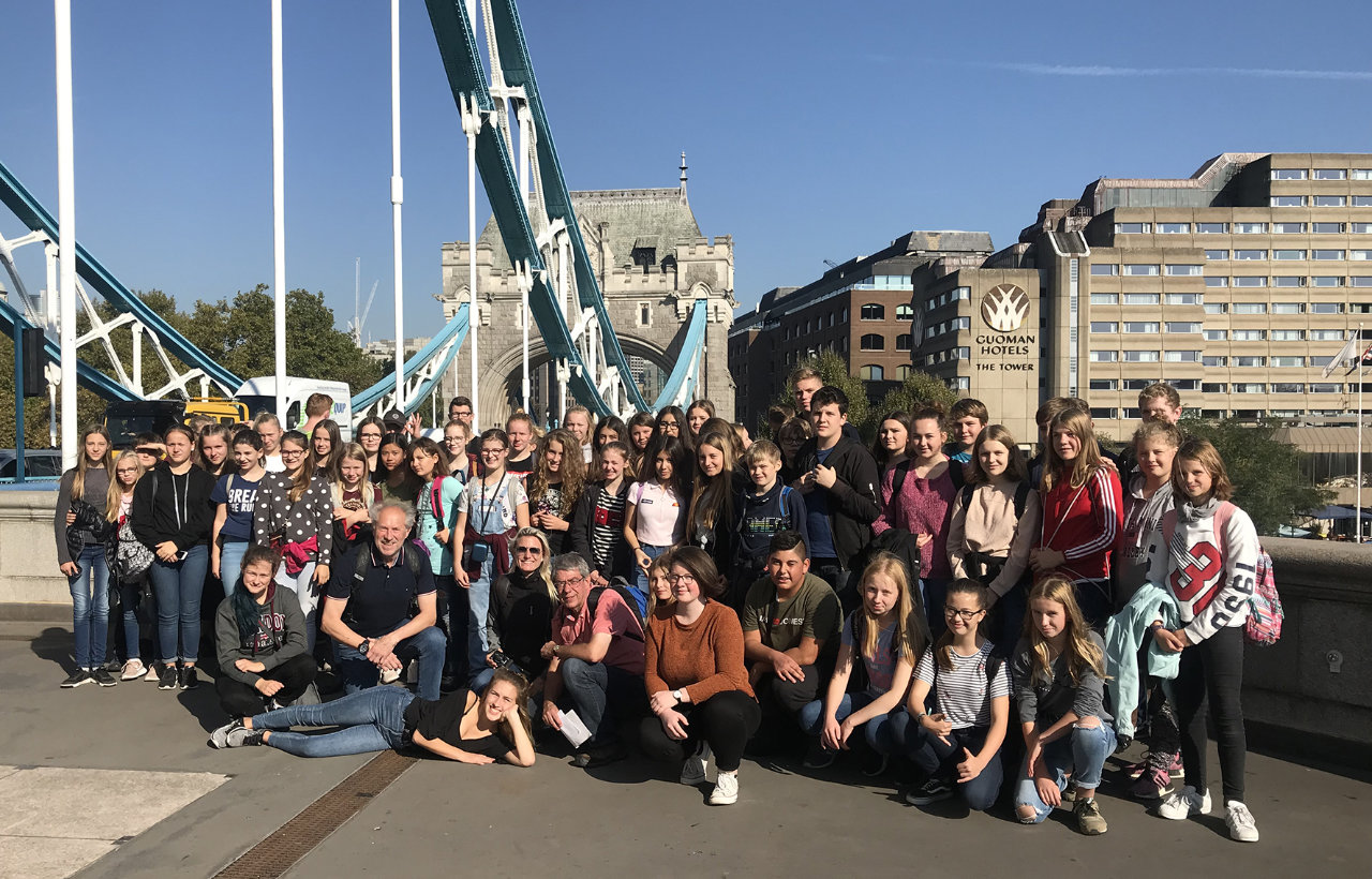 Englandfahrt der Schloss-Schüler 2018 – Kulturaustausch mit Gastfamilien in Herne Bay