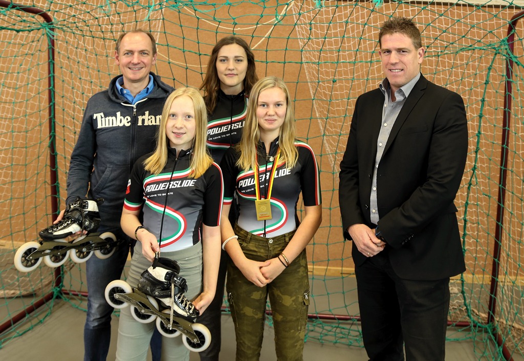 Super-Erfolg für Schloss-Schülerinnen beim Ski-Inline-Cup